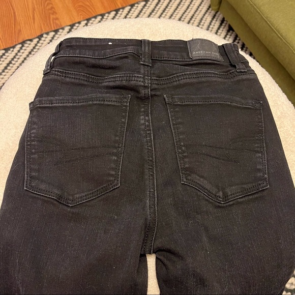 AE Ne(x)t Level Highest Waist Jegging in Onyx Black - Picture 6 of 10